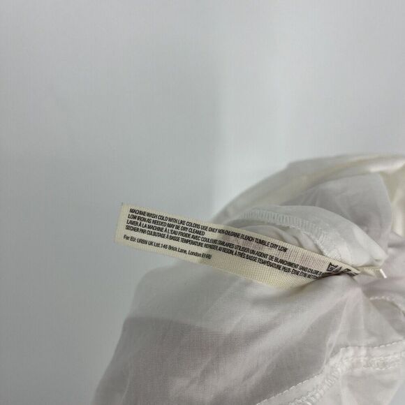 Free People Dress Size XS Womens White Midi Maxi Open Back Puff Sleeve Romantic - Picture 11 of 11